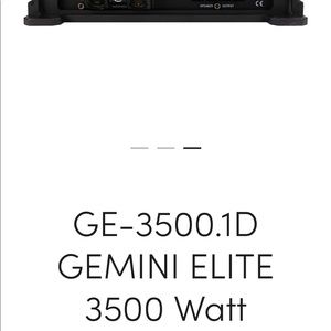 I’m SELLING MY GEMINI ELITE 3500watts amplifier FOR $250.00 great condition